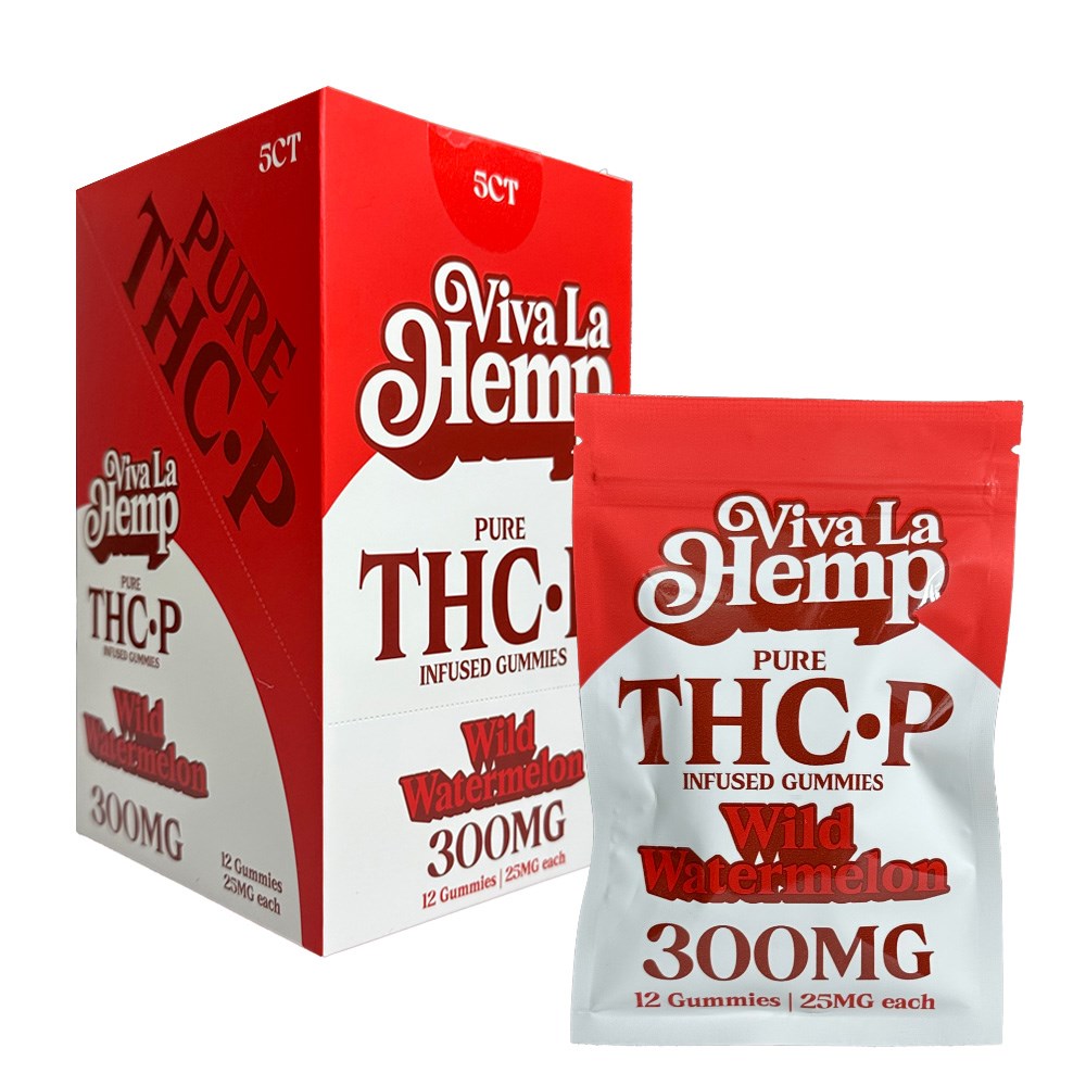 VIVA LA HEMP THCP 300MG 12CT GUMMIES - WILD WATERMELON
