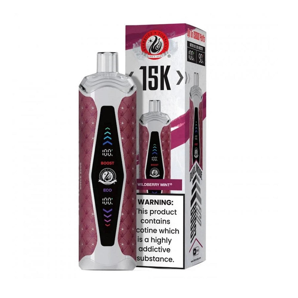 STARBUZZ 15KPUFFS HOOKAH VAPE - WILD BERRY MINT