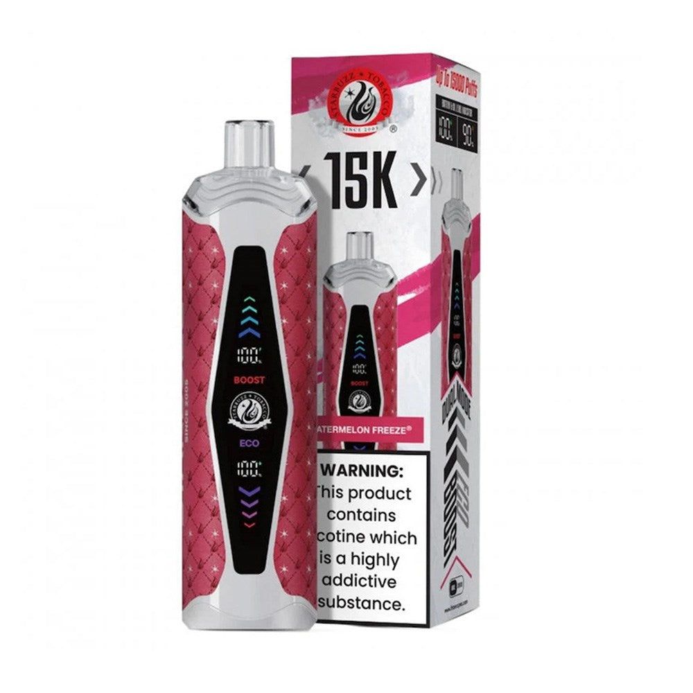 STARBUZZ 15KPUFFS HOOKAH VAPE - WATERMELON FREEZE