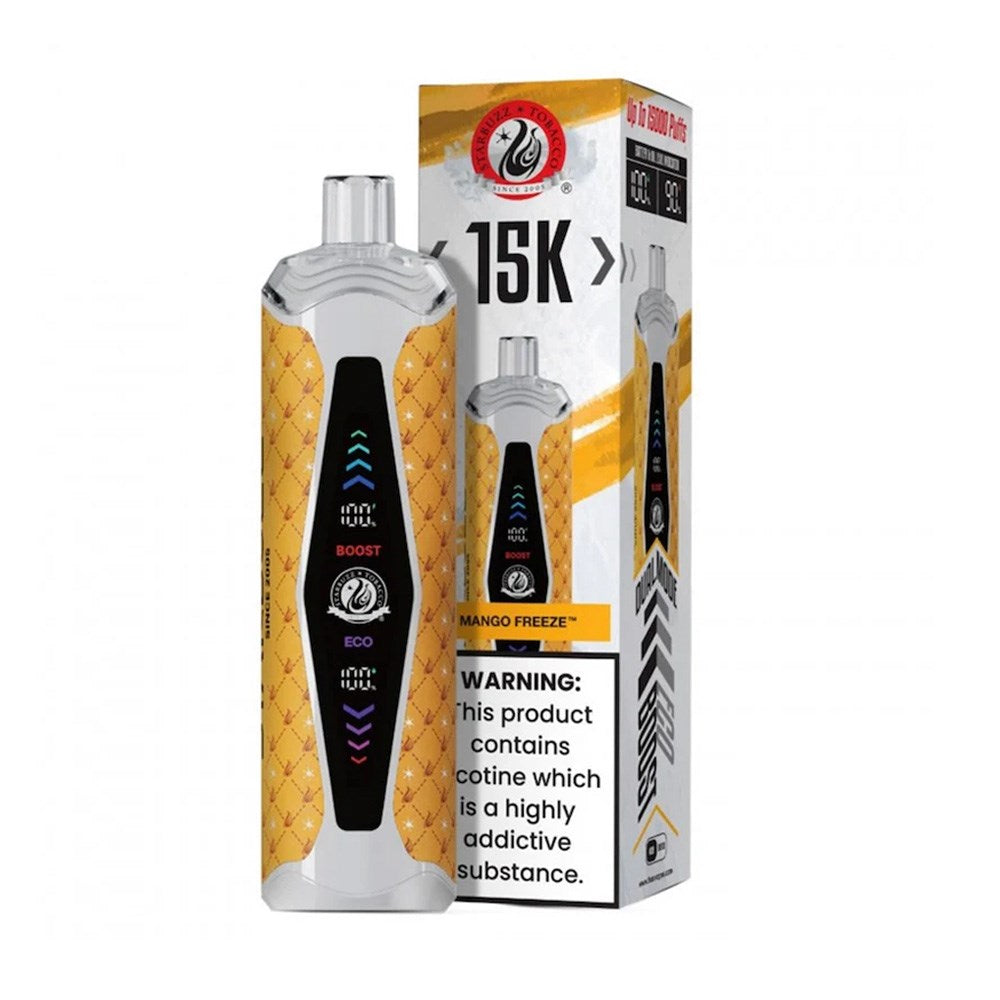STARBUZZ 15KPUFFS HOOKAH VAPE - MANGO FREEZE