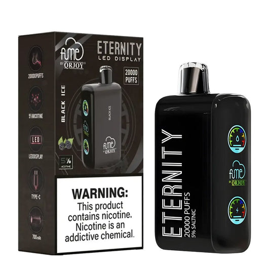 FUME ETERNITY 5% SALT NIC 20K PUFFS DISPOSABLE - BLACK ICE