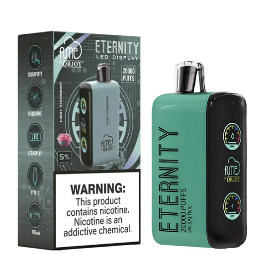 FUME ETERNITY 5% SALT NIC 20K PUFFS DISPOSABLE - CANDY STRAWBERRY
