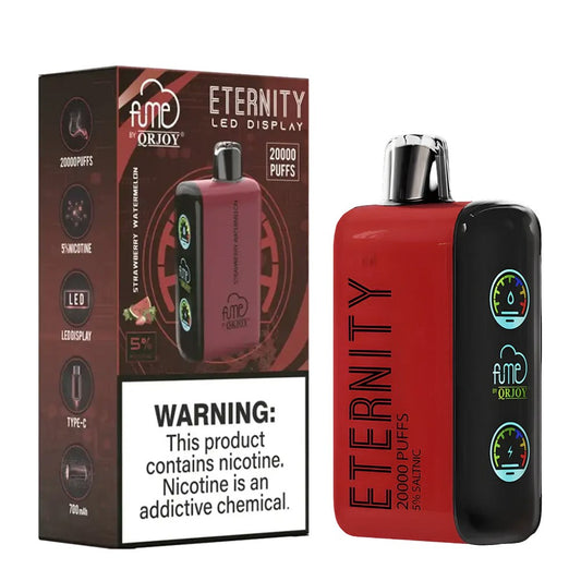 FUME ETERNITY 5% SALT NIC 20K PUFFS DISPOSABLE - STRAW WATERMELON