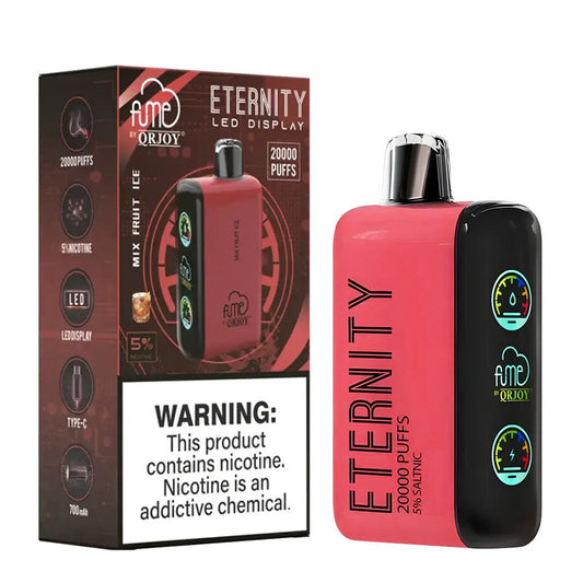 FUME ETERNITY 5% SALT NIC 20K PUFFS DISPOSABLE - MIX FRUIT ICE