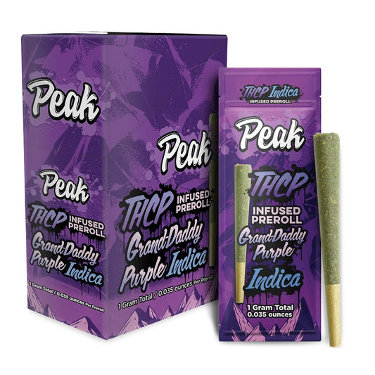 PEAK THCP UNFUSED 1G 10CT PREROLL INDICA - GDP