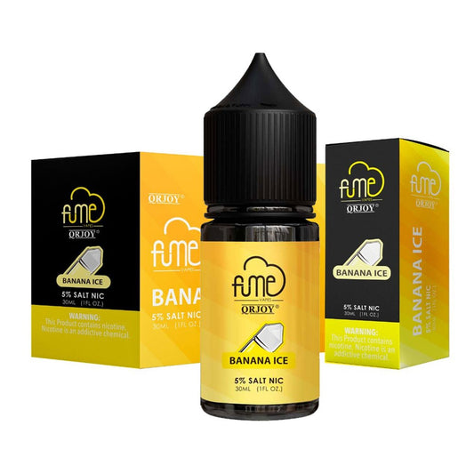 FUME 5% SALT NIC 30ML JUICE - BANANA ICE