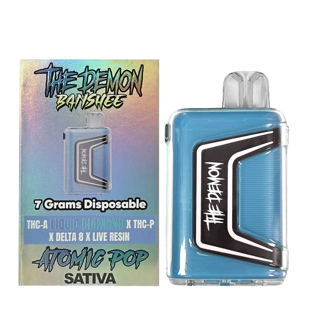 THE DEMON BANSHEE BLEND 7G DISPOSABLE SATIVA - ATOMIC POP