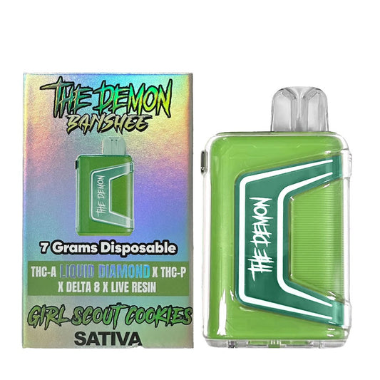THE DEMON BANSHEE BLEND 7G DISPOSABLE SATIVA - GIRL SCOUT