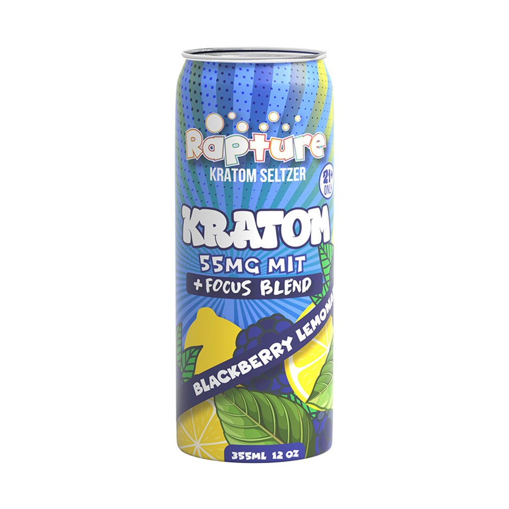 RAPTURE 55MG MIT KRATOM SELTZER - BLACKBERRY LEMONADE