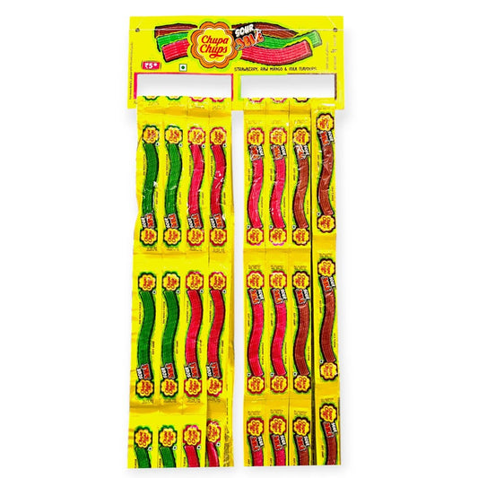 CHUPA CHUPS SOUR BELTS W/ HANGER
