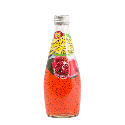 HONEY BEE 290ML THAILAND BOTTLE - BASIL SEED POMEGRANATE