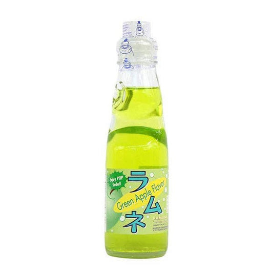 FUJI SODA 200ML JAPAN BOTTLE - GREEN APPLE