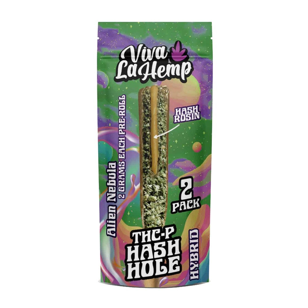 VIVA LA HEMP THCP HASH HOLE 2G PRE ROLLS HYBRID - ALIEN NEBULA