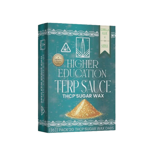 HIGHER EDUCATION THCP 2G SUGAR WAX SATIVA - GORILLA GLUE 4