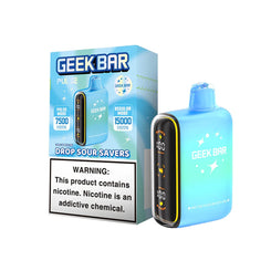 GEEK BAR PULSE 5% NIC 15000 PUFFS DISPOSABLE - DROP SOUR SAVERS