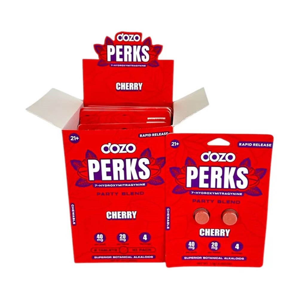 DOZO PERKS 7OHM PARTY BLEND 2CT PILLS - CHERRY