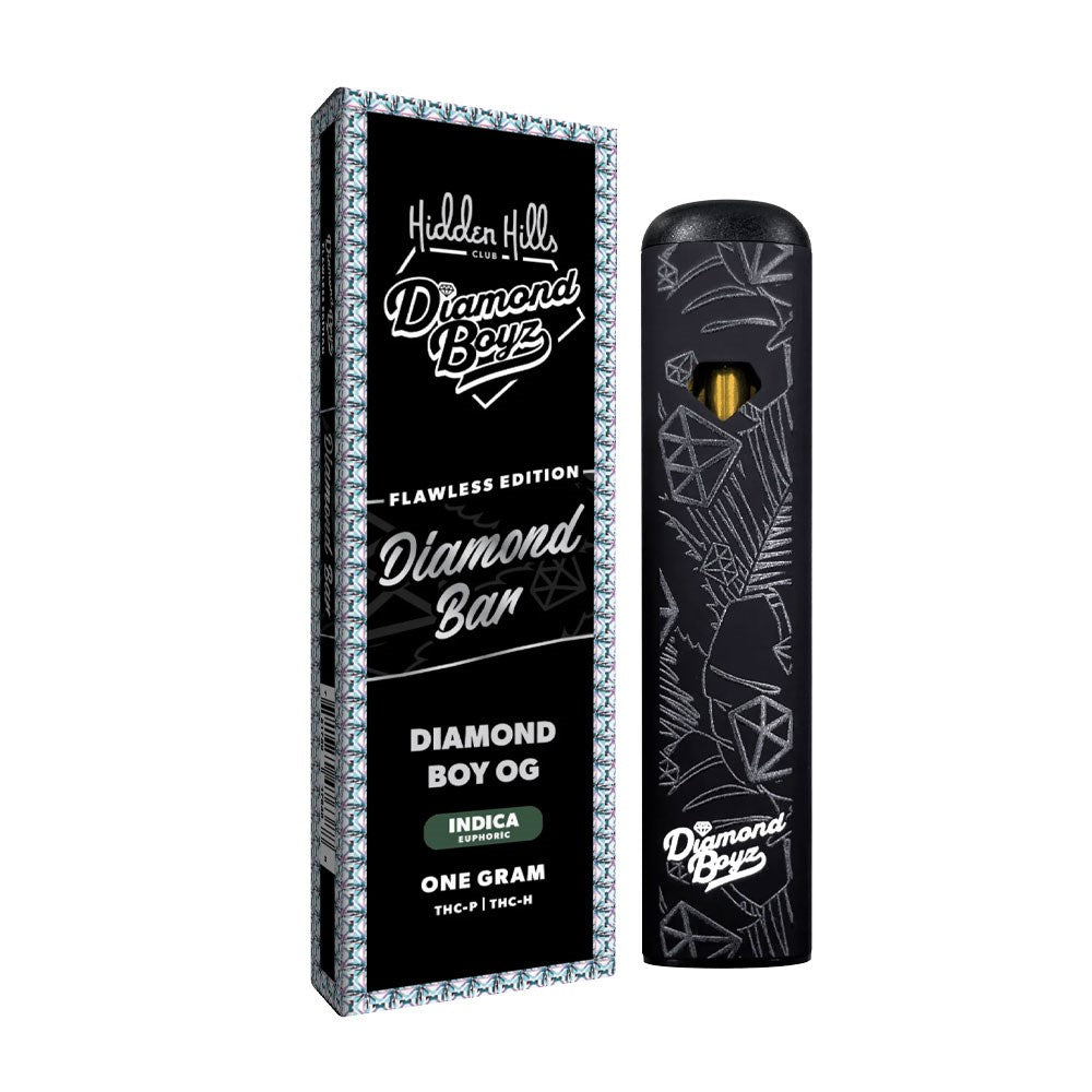 HIDDEN HILLS BOYZ THCP/H 1G DISPOSABLE INDICA - DIAMOND BOY OG