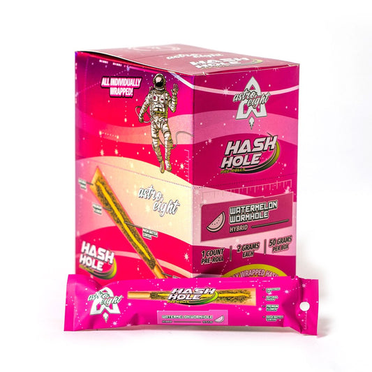 ASTRO EIGHT HASH HOLE SINGLE 2G PREROLLS HYBRID- WATERMELON WORMHOLE