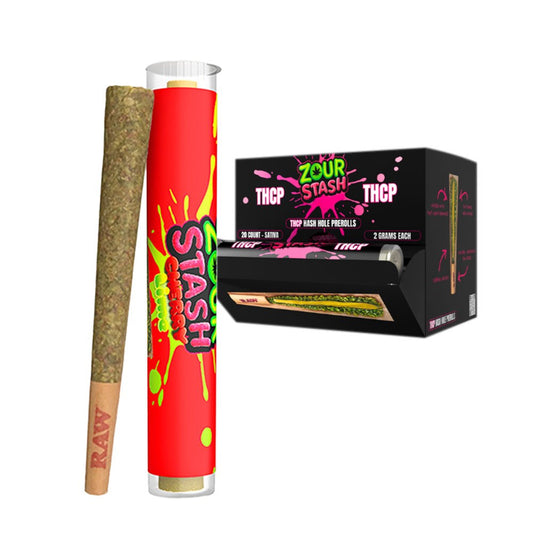 ZOUR STASH THCP HASH HOLE 2G PREROLLS HYBRID - CHERRY LIME