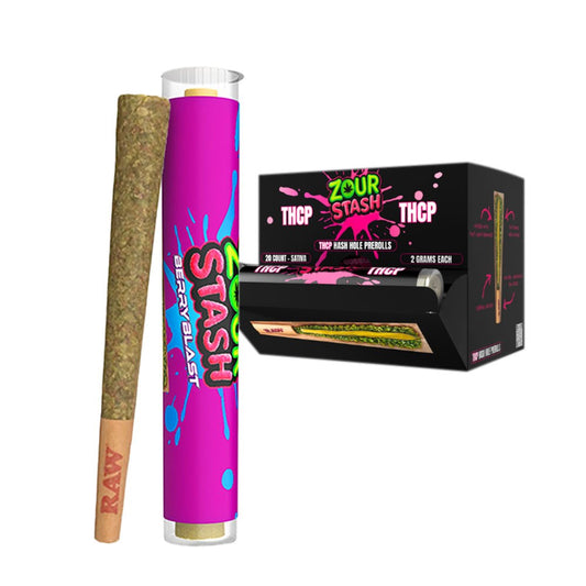 ZOUR STASH THCP HASH HOLE 2G PREROLLS INDICA - BERRY BLAST