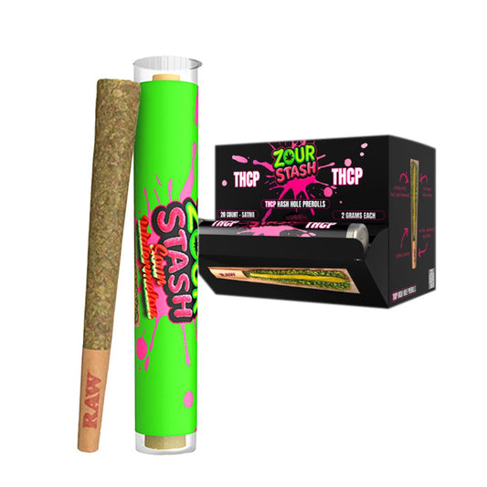 ZOUR STASH THCP HASH HOLE 2G PREROLLS INDICA - SOUR WATERMELON