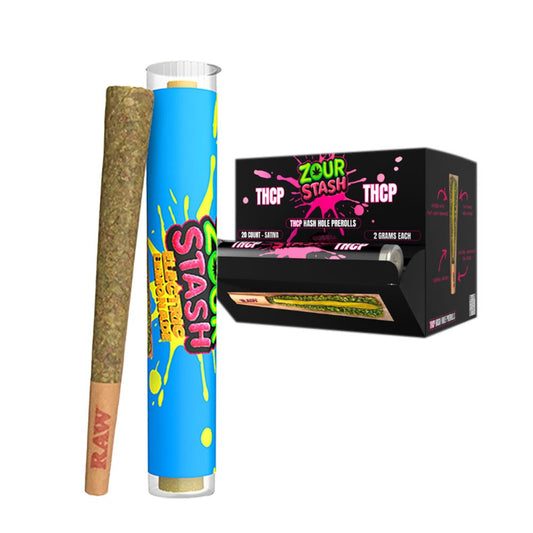 ZOUR STASH THCP HASH HOLE 2G PREROLLS SATIVA - ELECTRIC LEMONADE