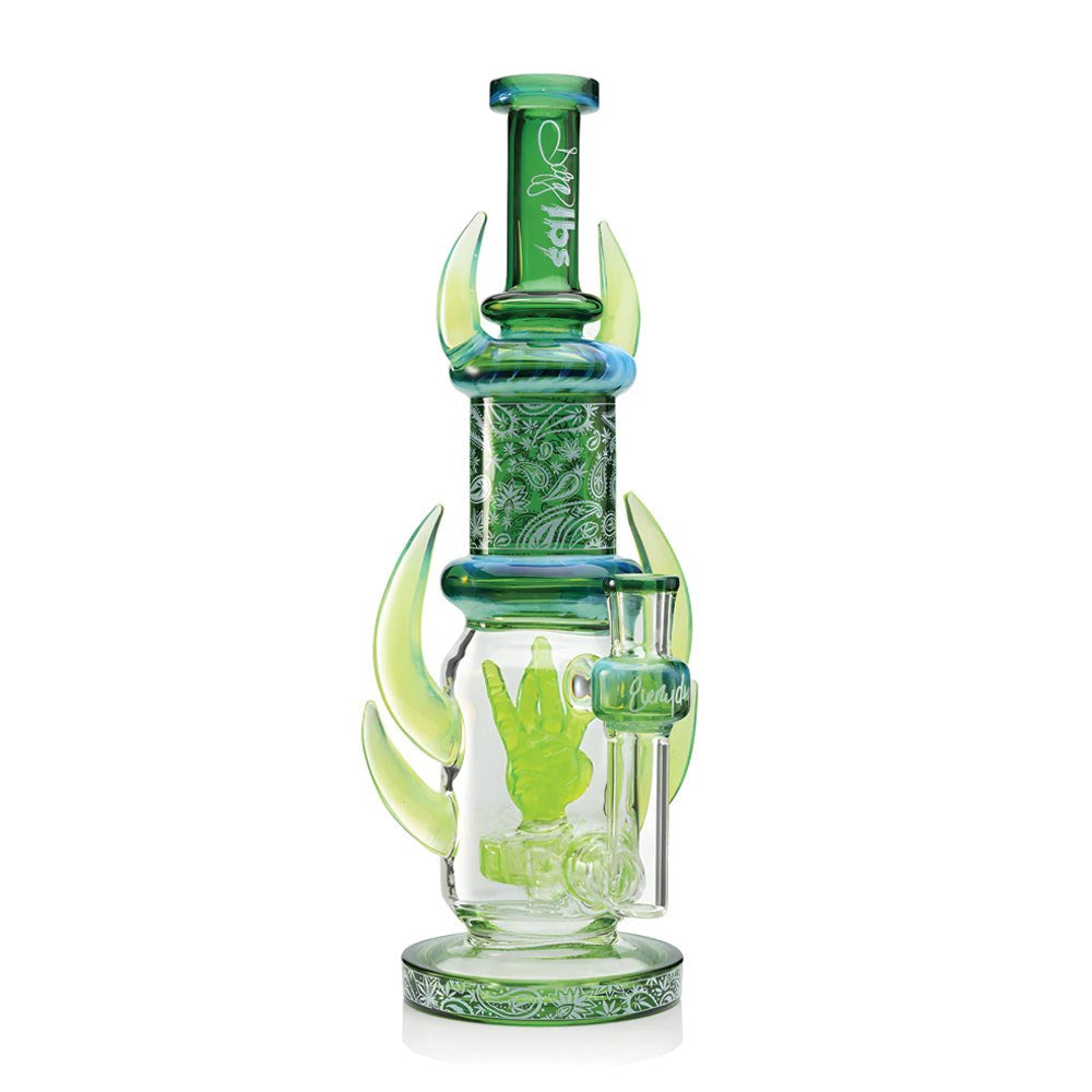 DOGG LBS WESTSIDE RIDER 12" WATER PIPE - GREEN