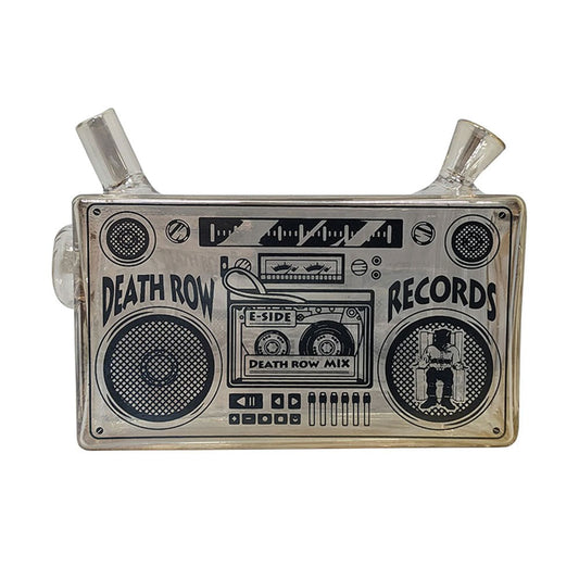 DEATHROW 5" BOOM BOX BLUNT BUBBLER - GOLD