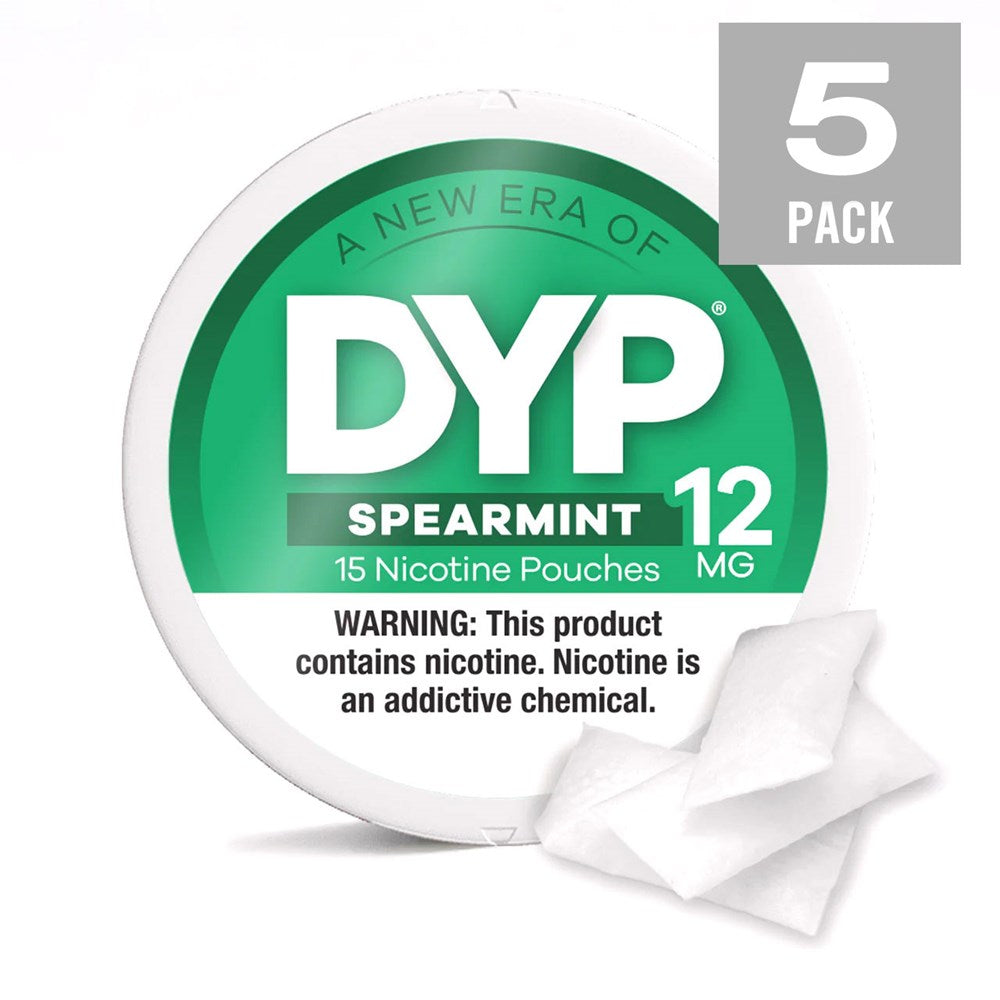 DYP NICOTINE 12MG POUCHES - SPEARMINT