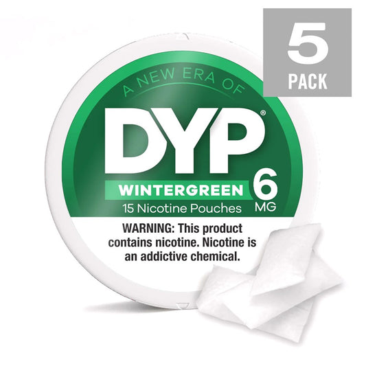 DYP NICOTINE 6MG POUCHES - WINTERGREEN