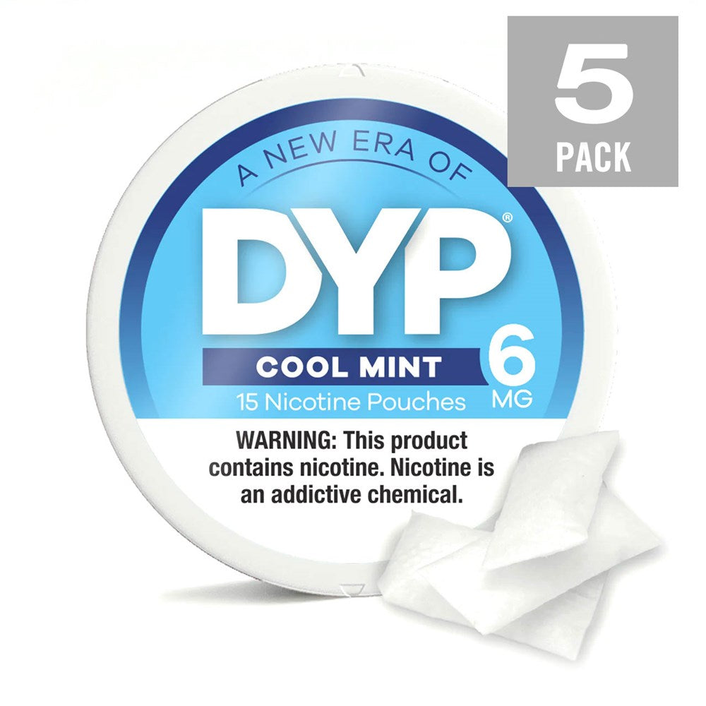 DYP NICOTINE 6MG POUCHES - COOL MINT