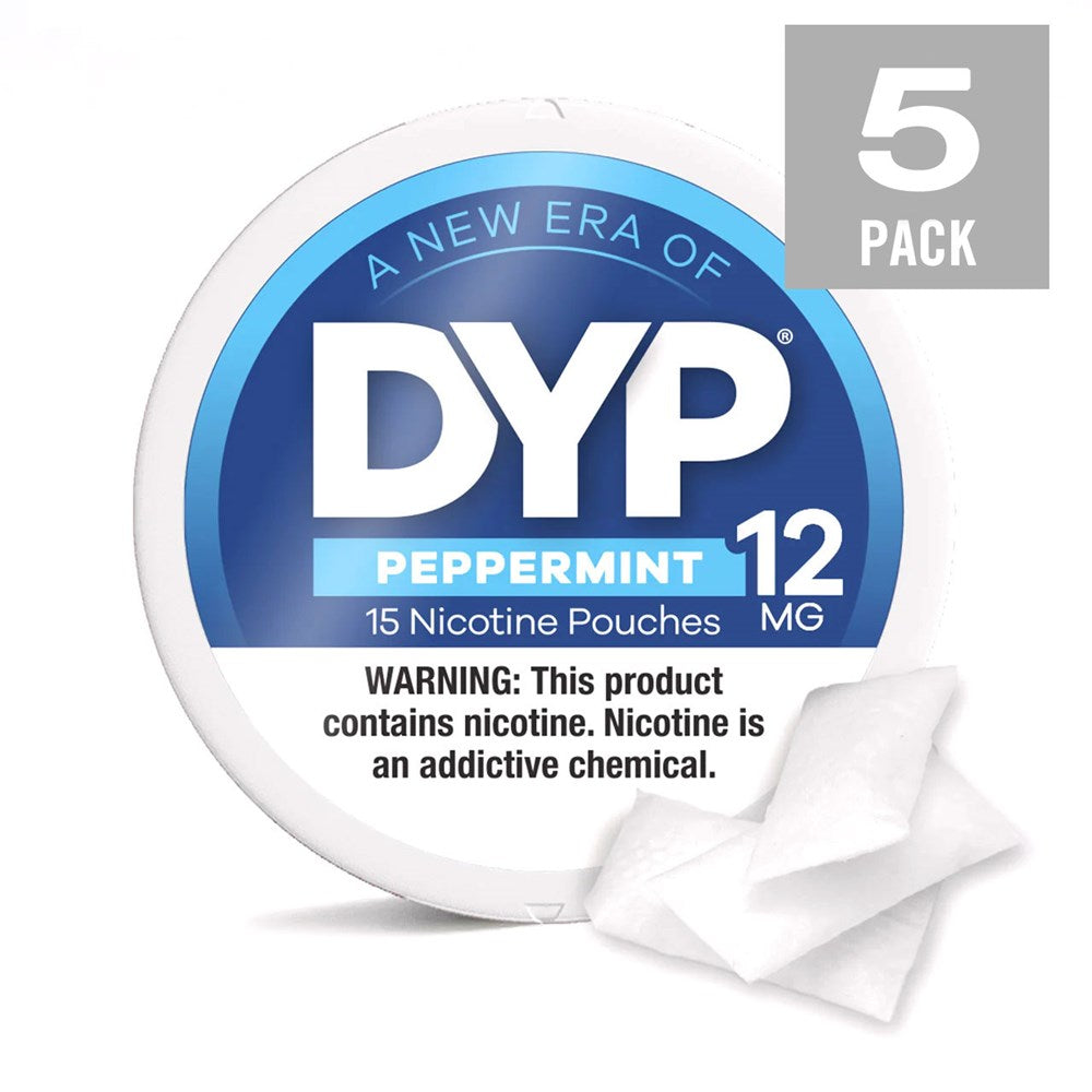 DYP NICOTINE 12MG POUCHES - PEPPERMINT