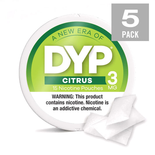 DYP NICOTINE 3MG POUCHES - CITRUS