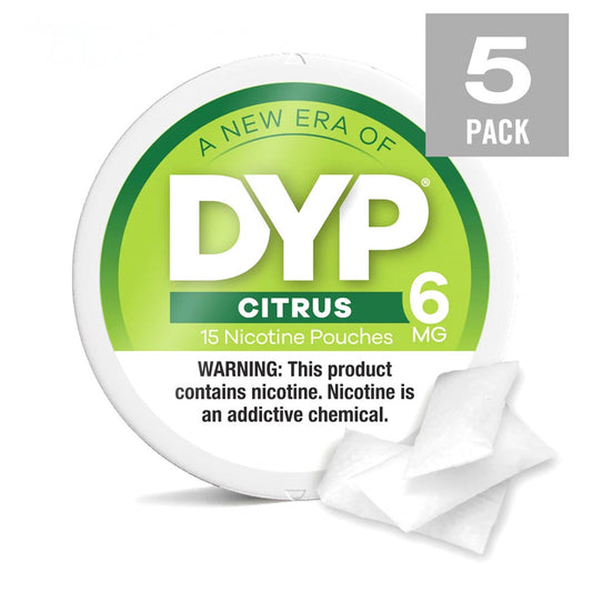 DYP NICOTINE 6MG POUCHES - CITRUS