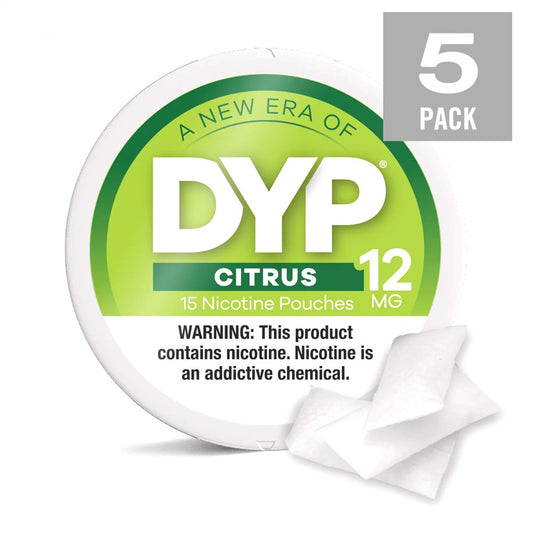 DYP NICOTINE 12MG POUCHES - CITRUS