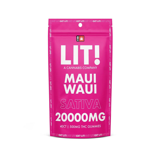 LIT! THC DIAMOND 500MG GUMMIES SATIVA - MAUI WAUI