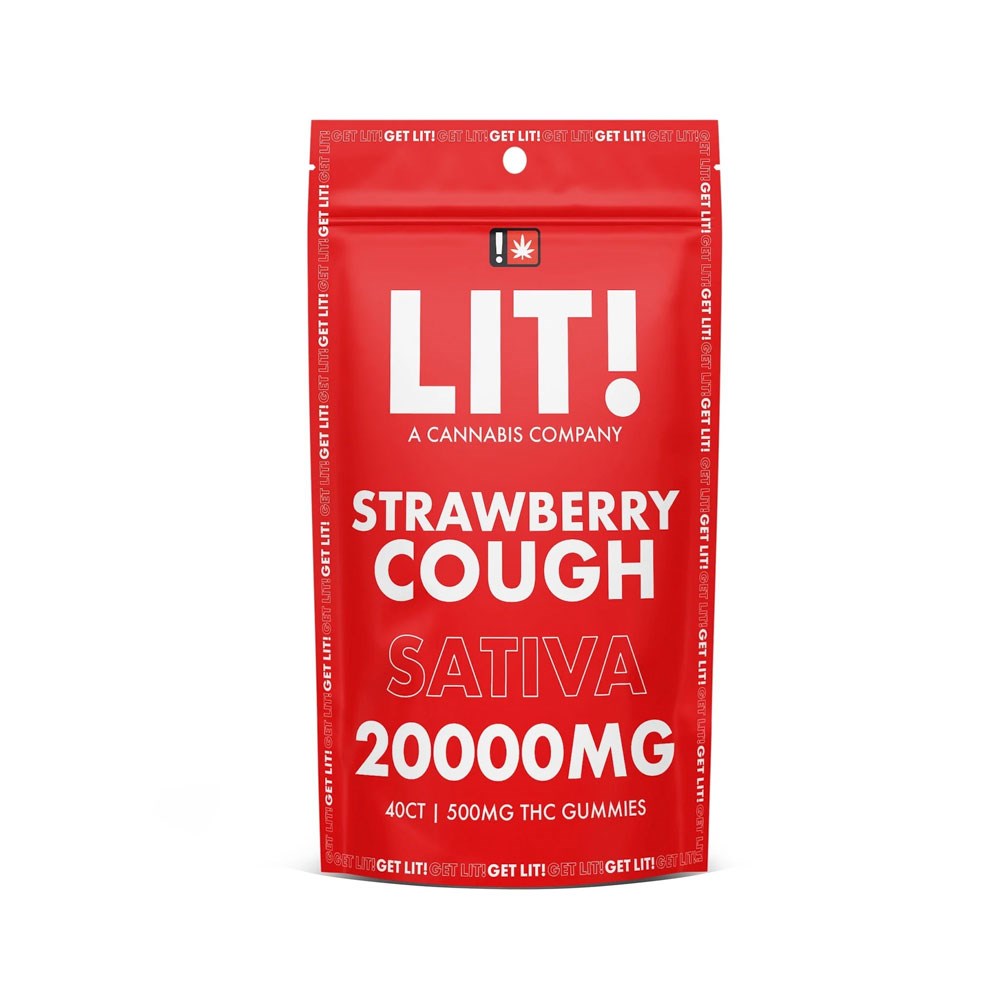 LIT! THC DIAMOND 500MG GUMMIES SATIVA - STRAW COUGH