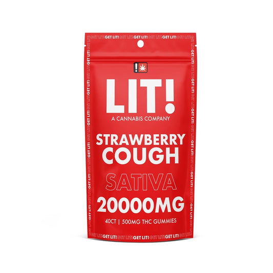 LIT! THC DIAMOND 500MG GUMMIES SATIVA - STRAW COUGH