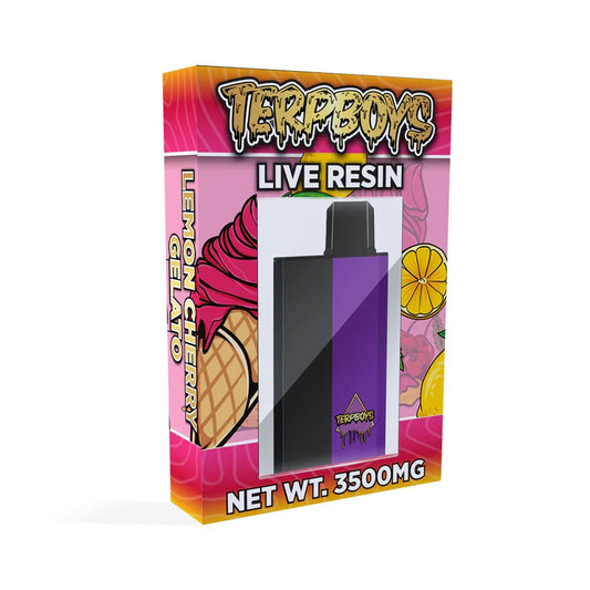 TERPBOY LIVE RESIN 3.5G DISPOSABLE - LEMON CHERRY GELATO