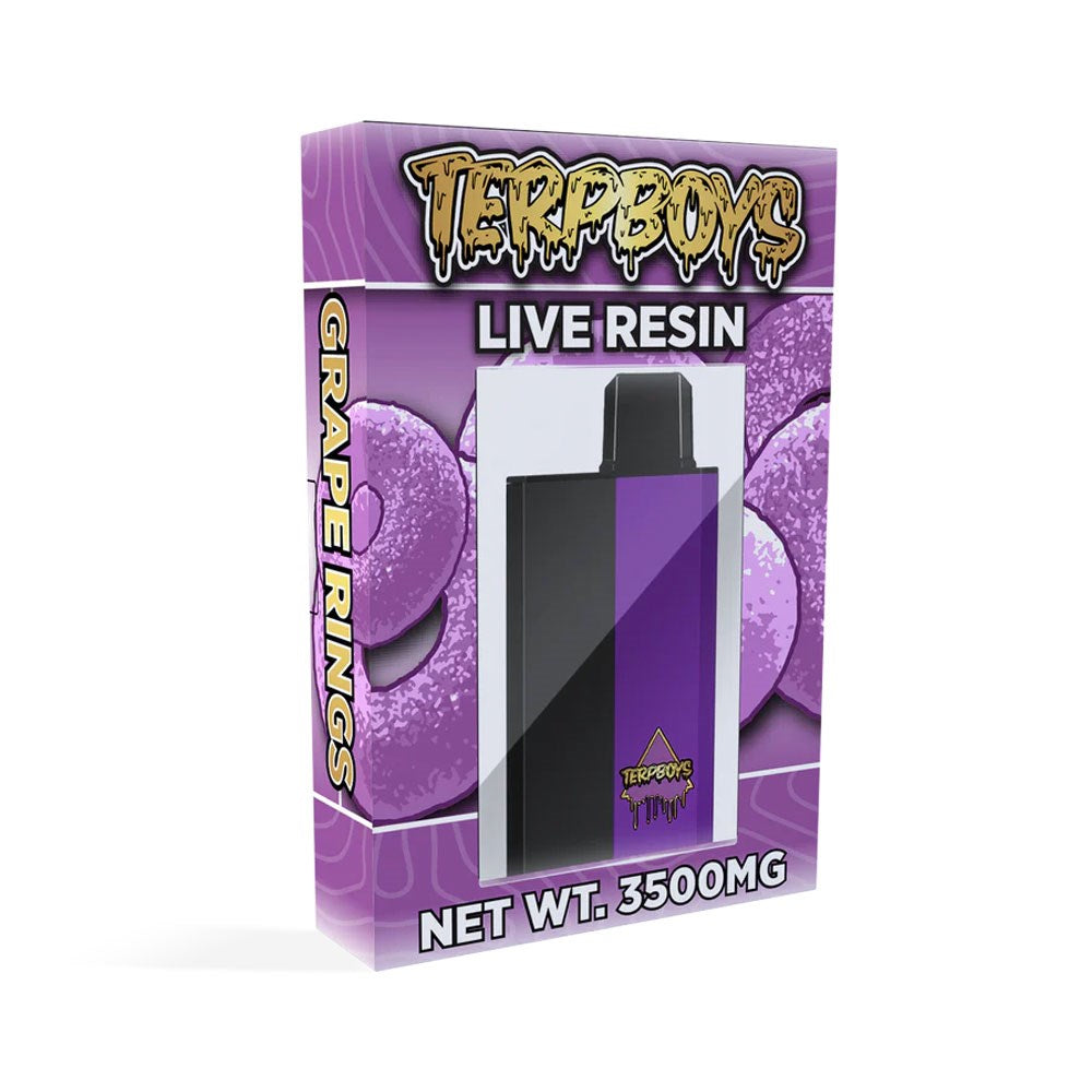 TERPBOY LIVE RESIN 3.5G DISPOSABLE - GRAPE RINGS