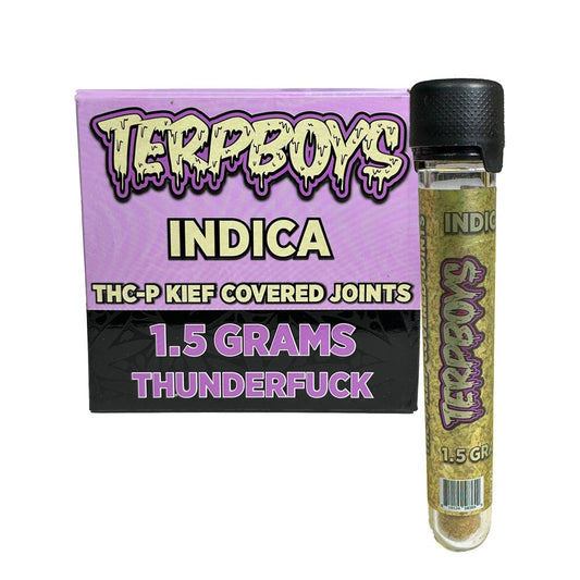 TERPBOYS THCP 1.5G KIEF COVERED JOINT INDICA - THUNDERFUCK