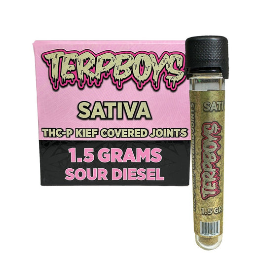 TERPBOYS THCP 1.5G KIEF COVERED JOINT SATIVA - SOUR DIESEL