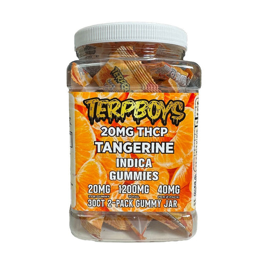 TERPBOY THCP 20MG GUMMIES JAR - TANGERINE