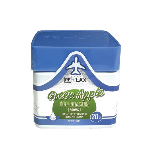 RELAX CBD 600MG GUMMIES - GREEN APPLE