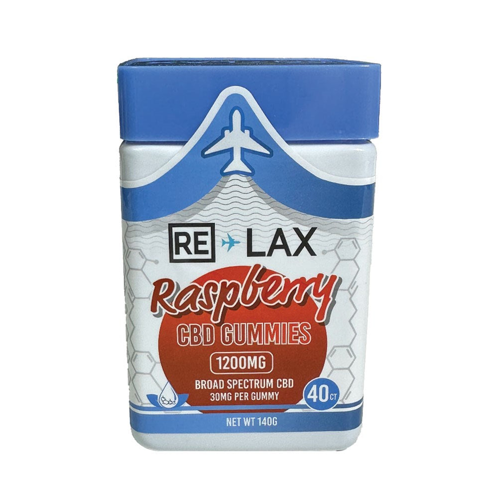 RELAX CBD 1200MG GUMMIES - RASPBERRY