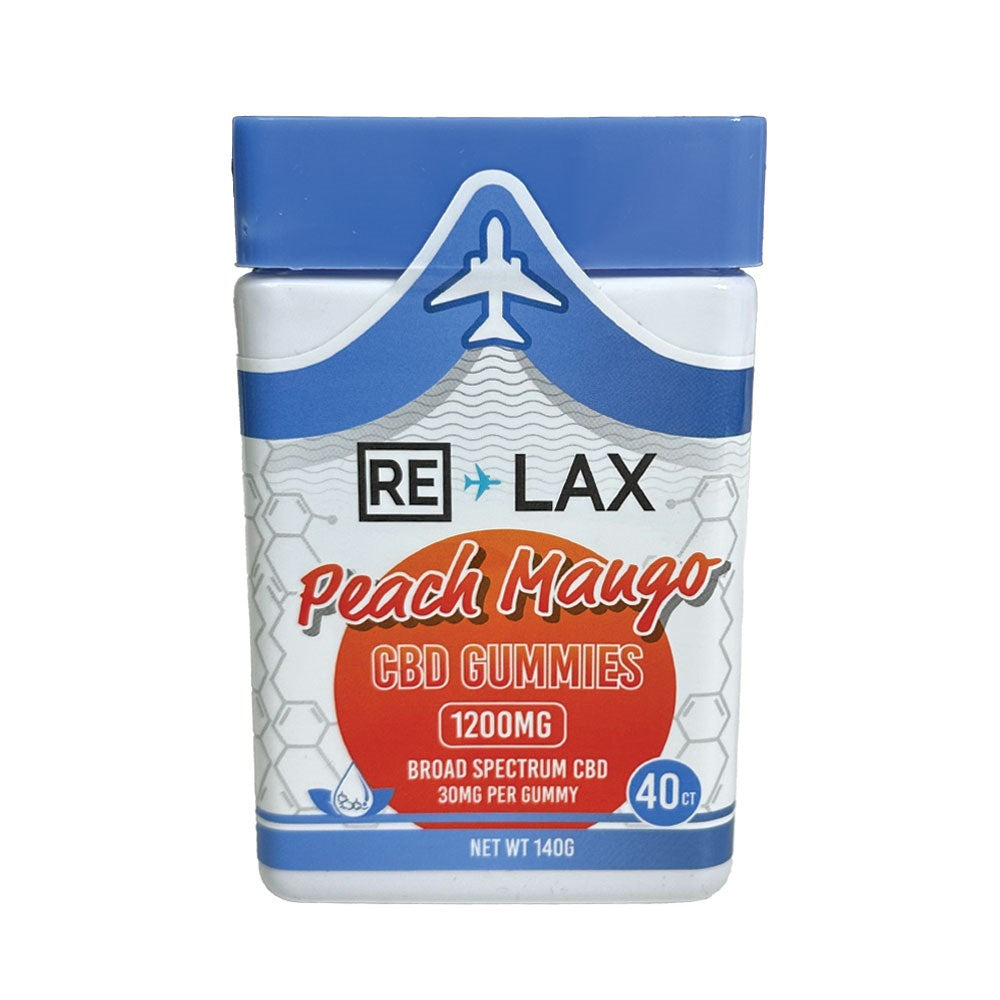 RELAX CBD 1200MG GUMMIES - PEACH MANGO