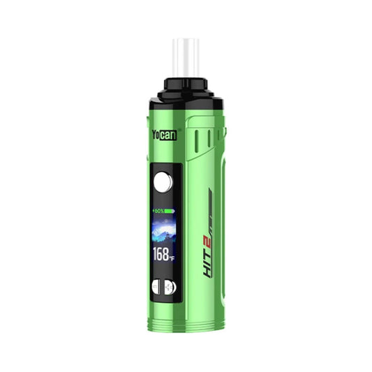 YOCAN HIT 2 1800mAH DRY HERB VAPORIZER W/ LCD - GREEN