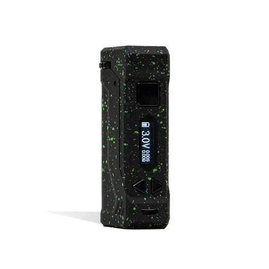WULFxYOCAN UNI PRO ADJUSTABLE CARTRIDGE VAPORIZER MOD - BLACK GREEN SPATTER