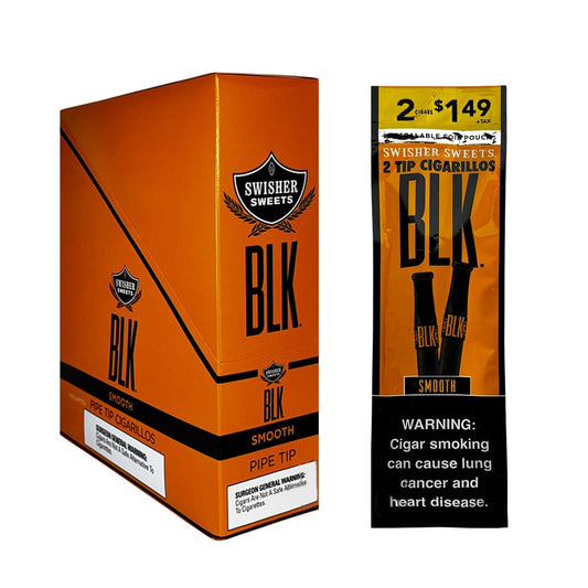 SS BLK 2/1.49 2CTS TIP CIGARILLOS - SMOOTH