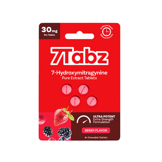 7TABZ 30MG 7HYDROXI CAPSULES PURE KRATOM - BERRY